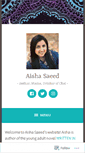 Mobile Screenshot of aishasaeed.com